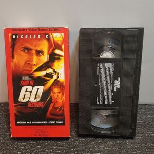 Gone in 60 Seconds (VHS, 2001, Exclusive Video Bonus Edition)